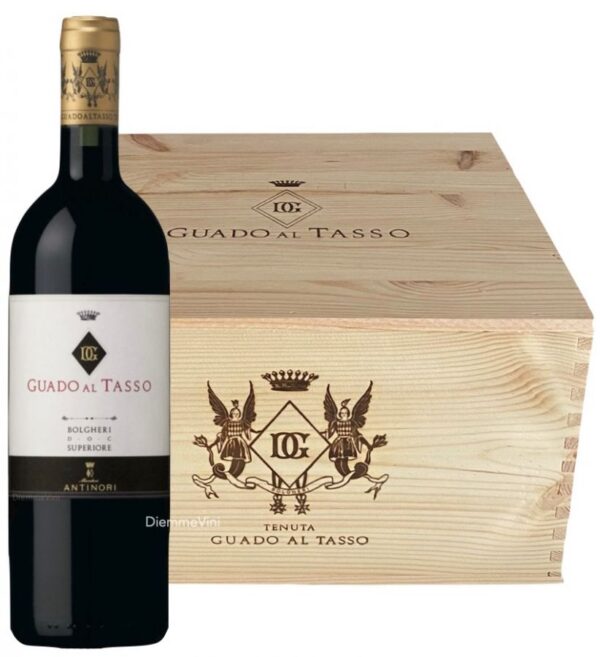 Antinori Guado al Tasso Bolgheri Superiore DOC Cassa Legno Sigillata (6 Bottiglie) - 2020