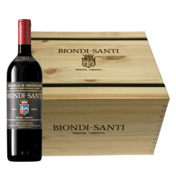 Biondi Santi | Brunello di Montalcino DOCG | Cassetta di legno da 6 bottiglie | Cl 75 - 2015