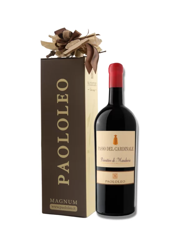 Paololeo Passo Del Cardinale Primitivo di Manduria DOP Magnum 1,5 lt- 2021